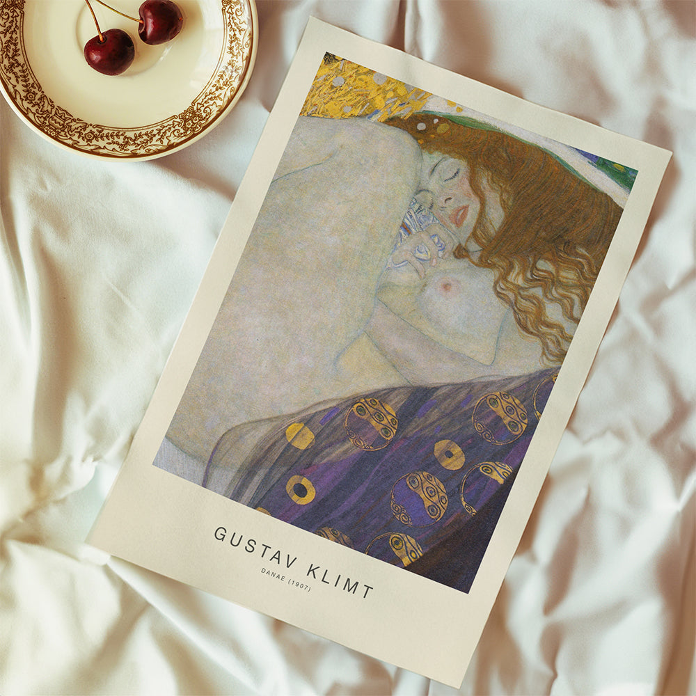 Vintage-affisch: Danae i gyllene toner