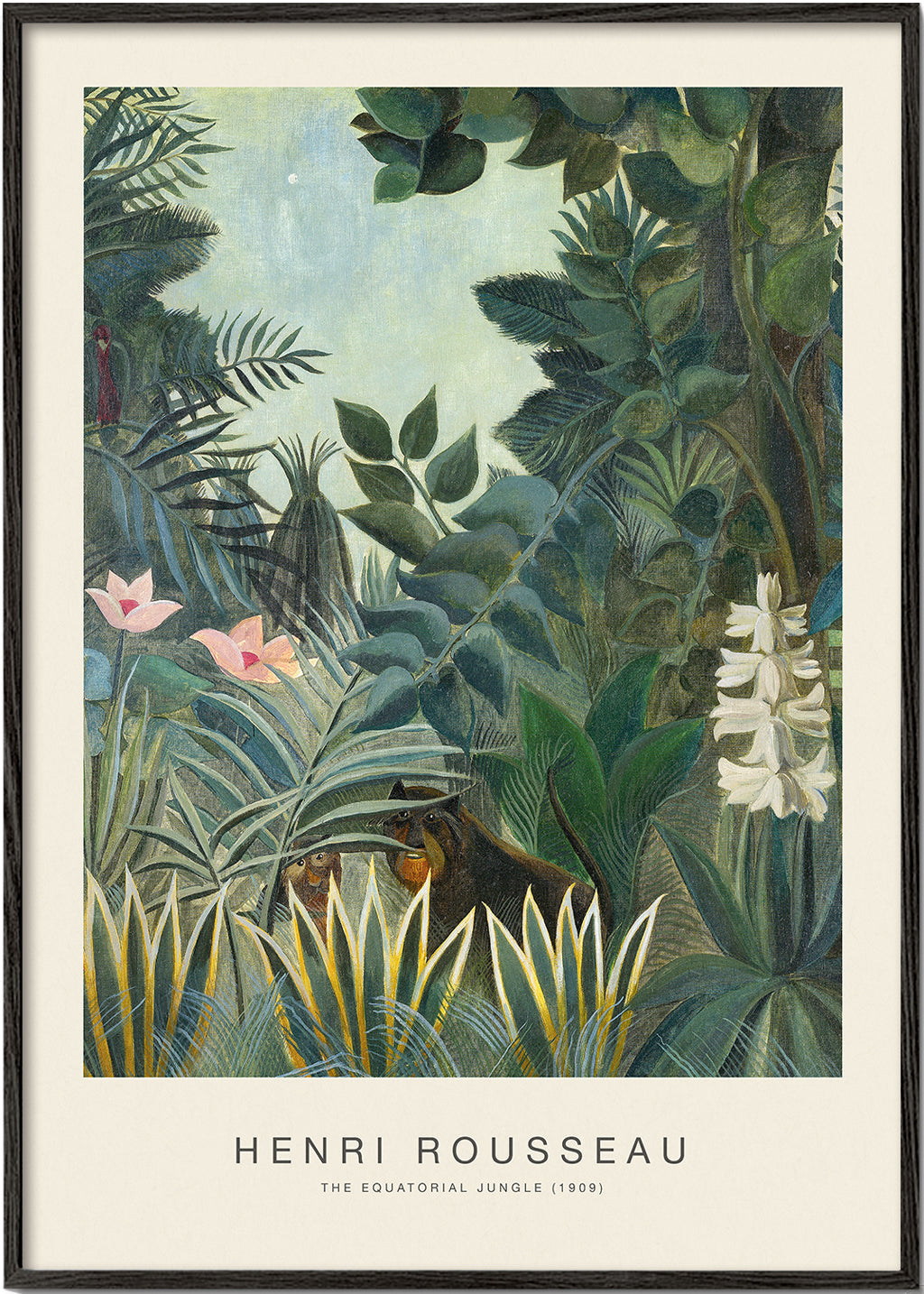 Botanisk poster: Rousseau djungel