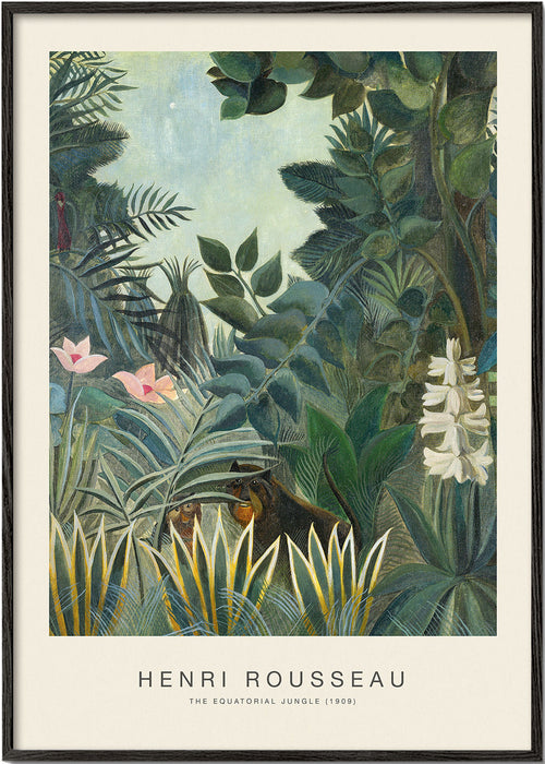 Botanisk poster: Rousseau djungel