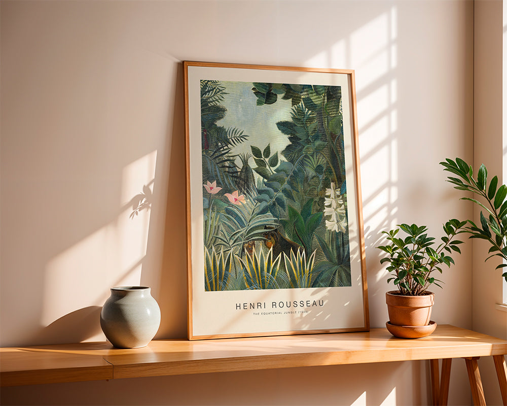 Botanisk poster: Rousseau djungel