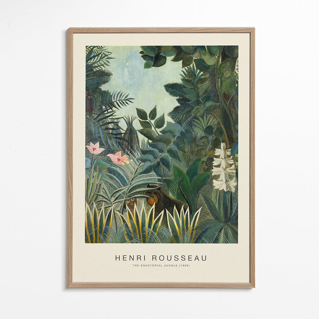 Botanisk poster: Rousseau djungel