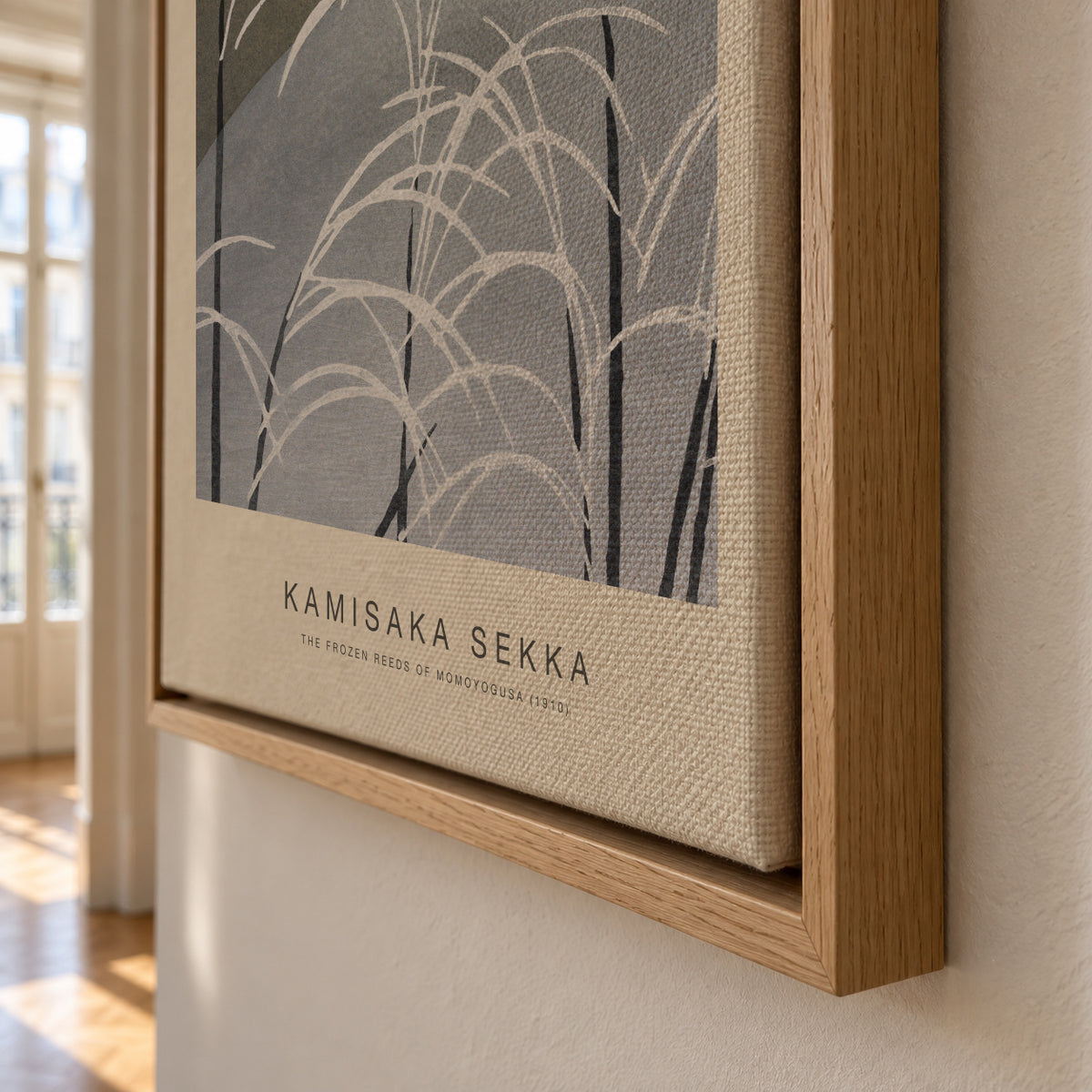 The Frozen Reeds of Momoyogusa (Special Edition) - Kamisaka Sekka - Framed canvas detail
