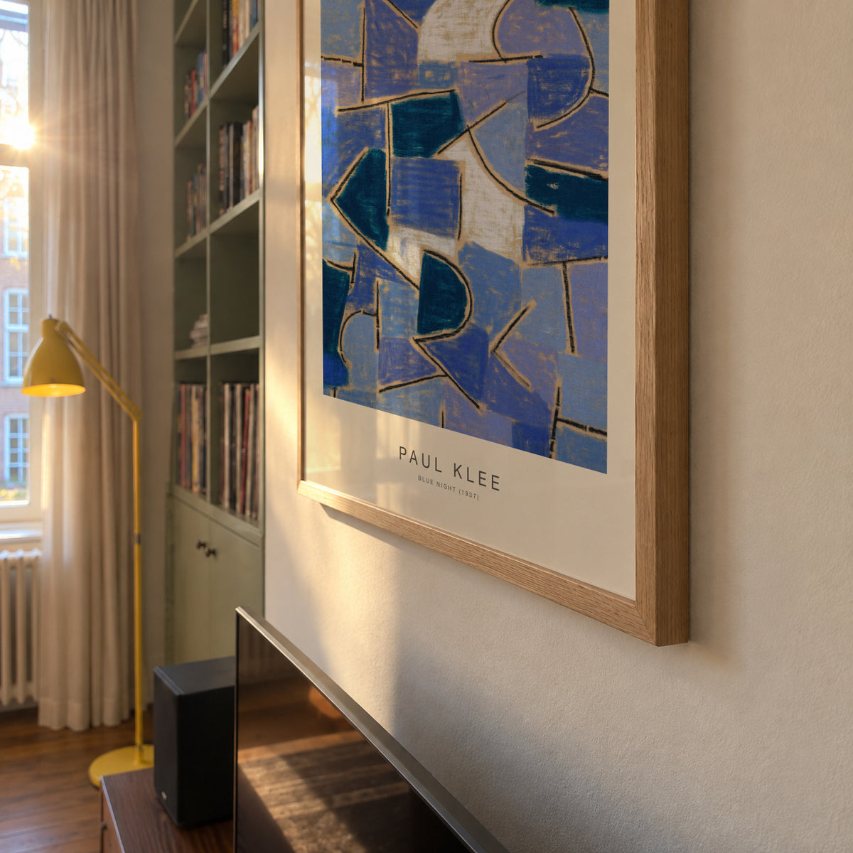 Blue Night (Special Edition) - Paul Klee - Framed poster detail