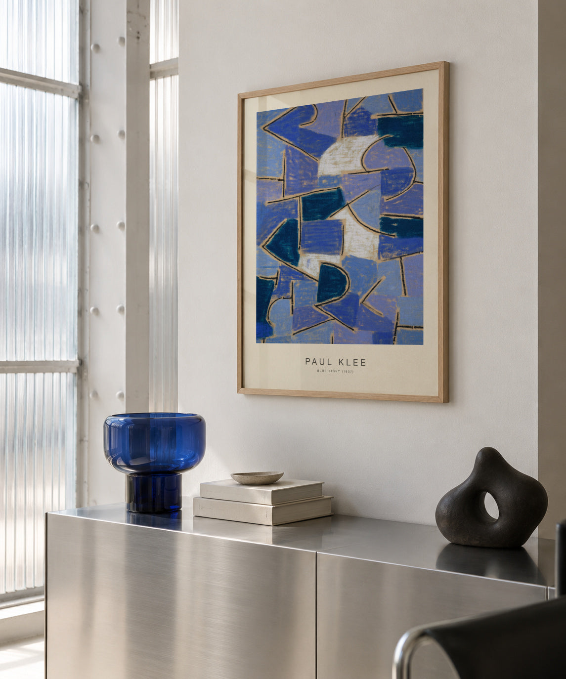 Blue Night (Special Edition) - Paul Klee - Framed poster in an interior