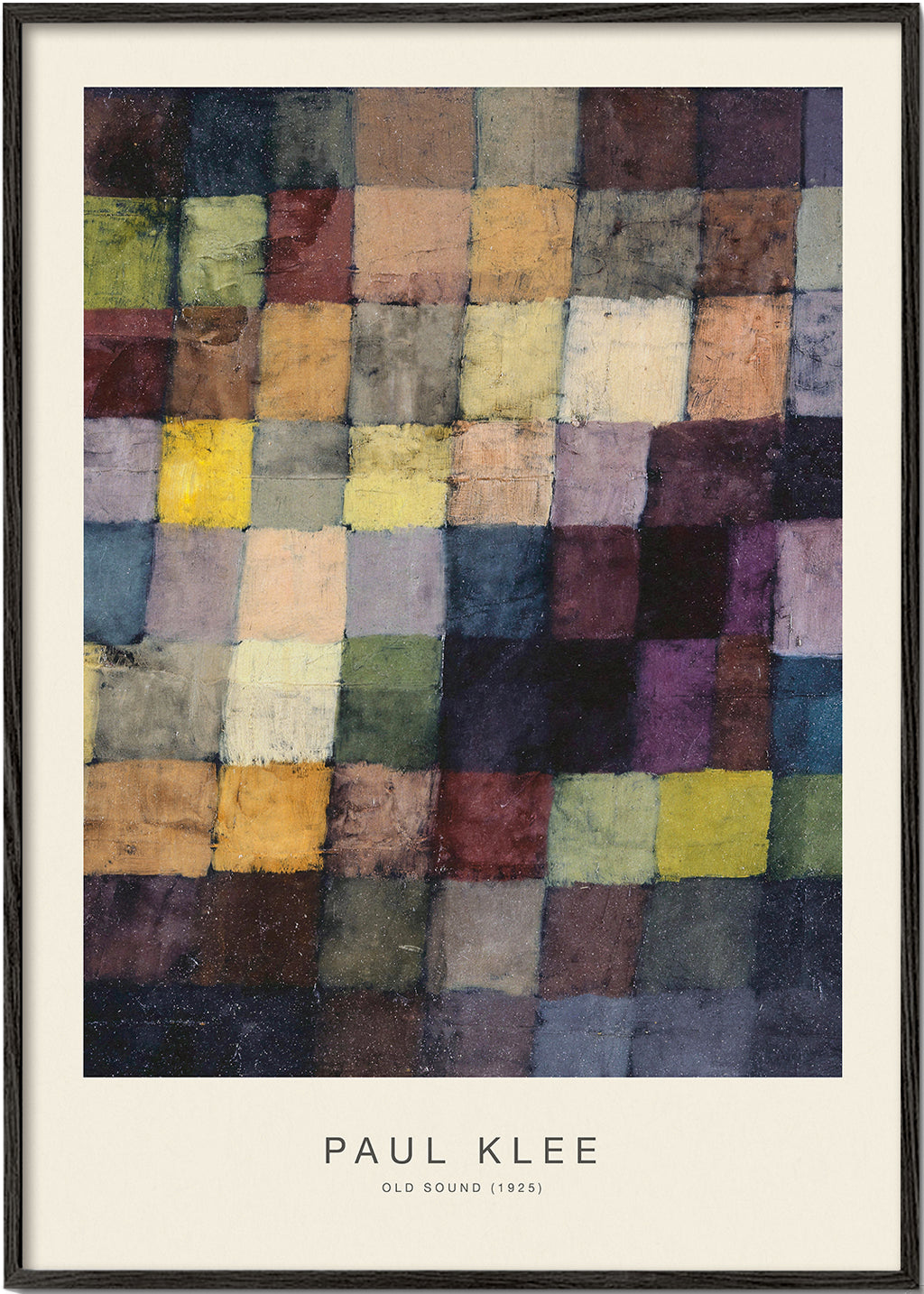 Abstrakt konst Paul Klee färgrutor