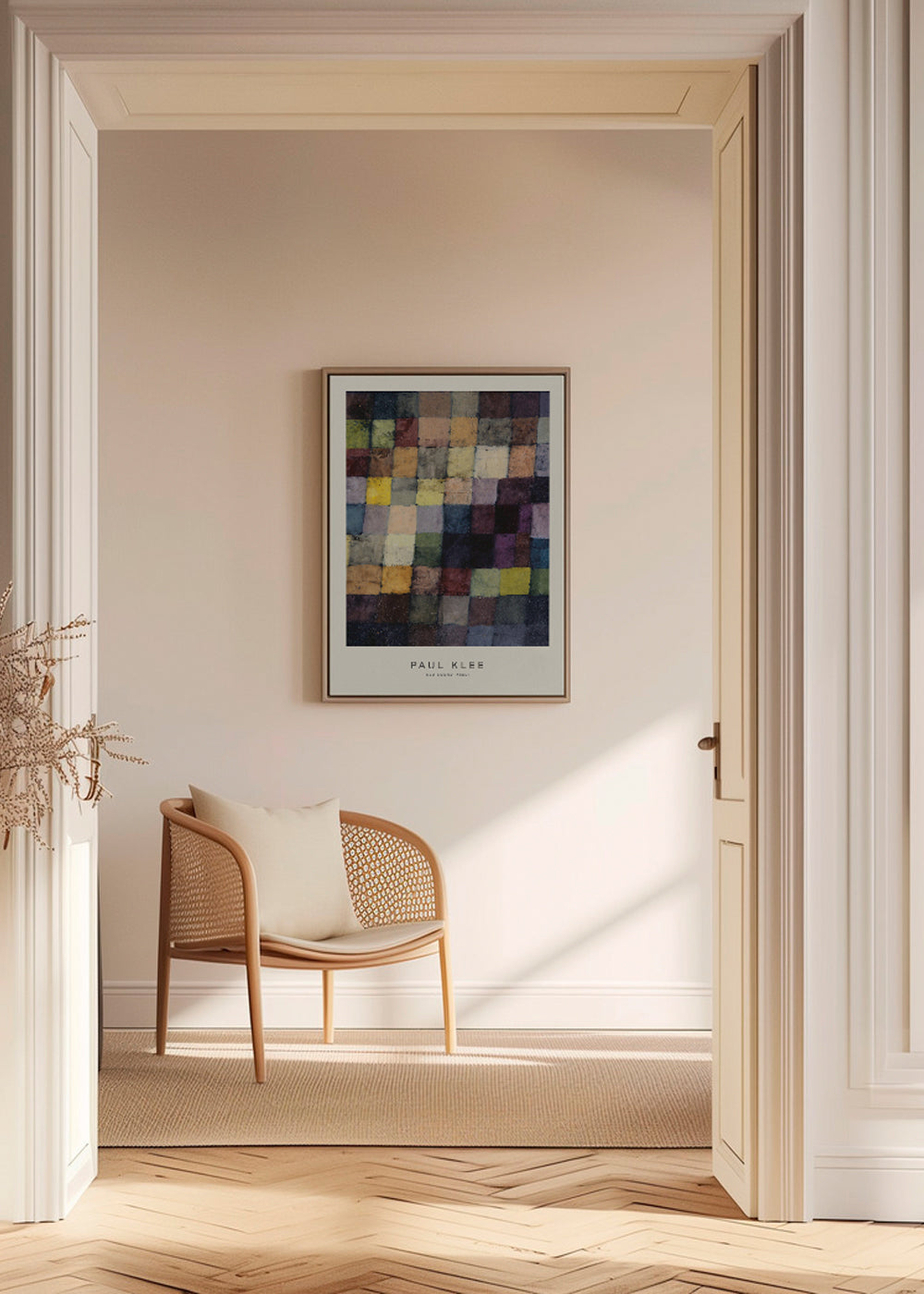 Abstrakt konst Paul Klee färgrutor