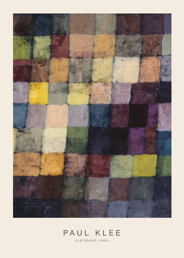 Abstrakt konst Paul Klee färgrutor