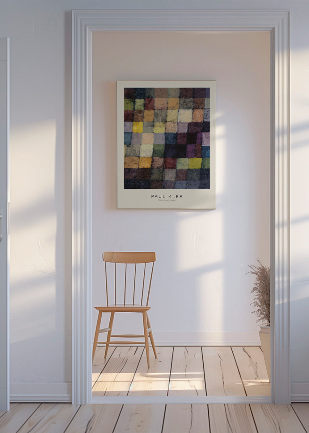 Abstrakt konst Paul Klee färgrutor