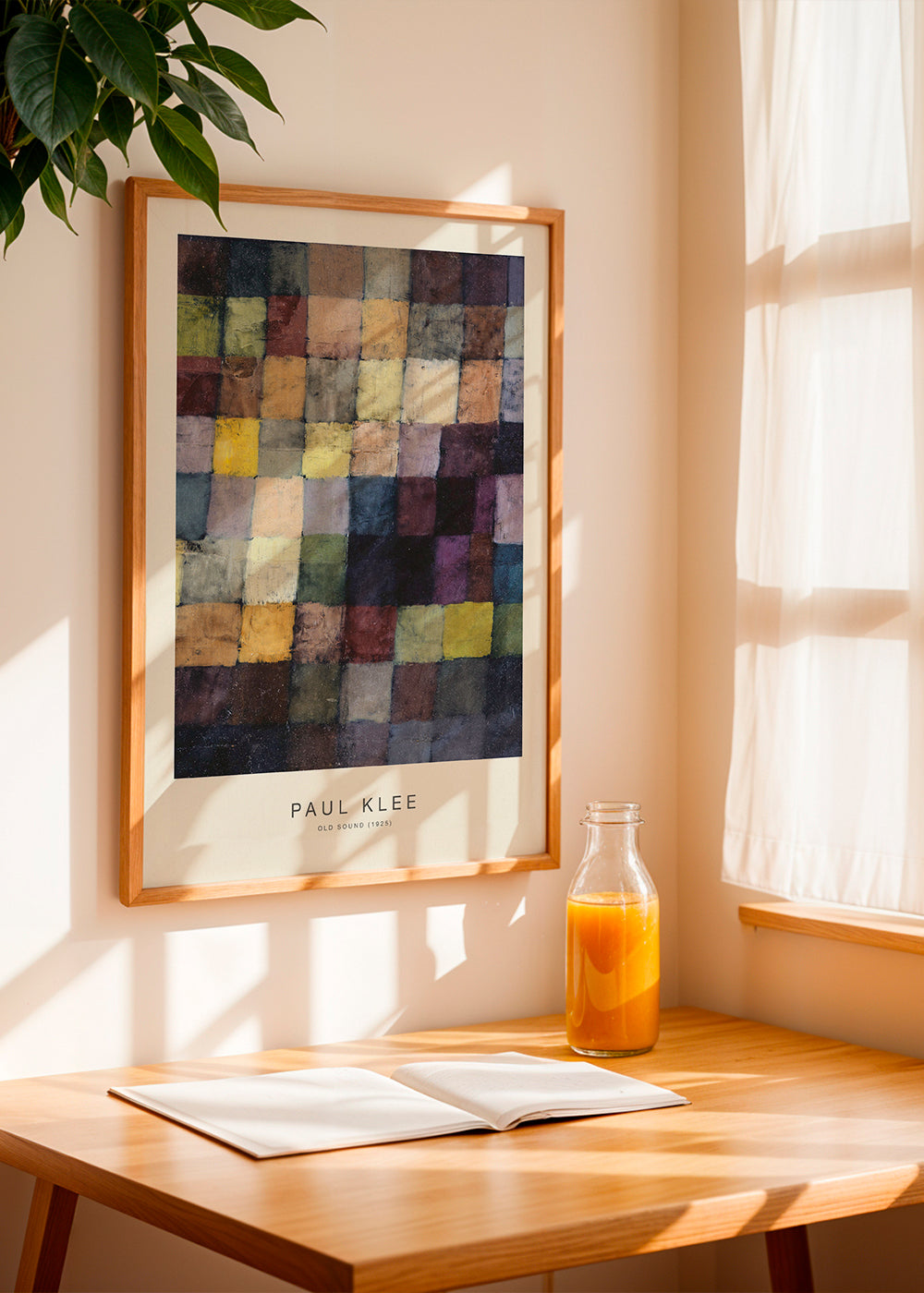 Abstrakt konst Paul Klee färgrutor