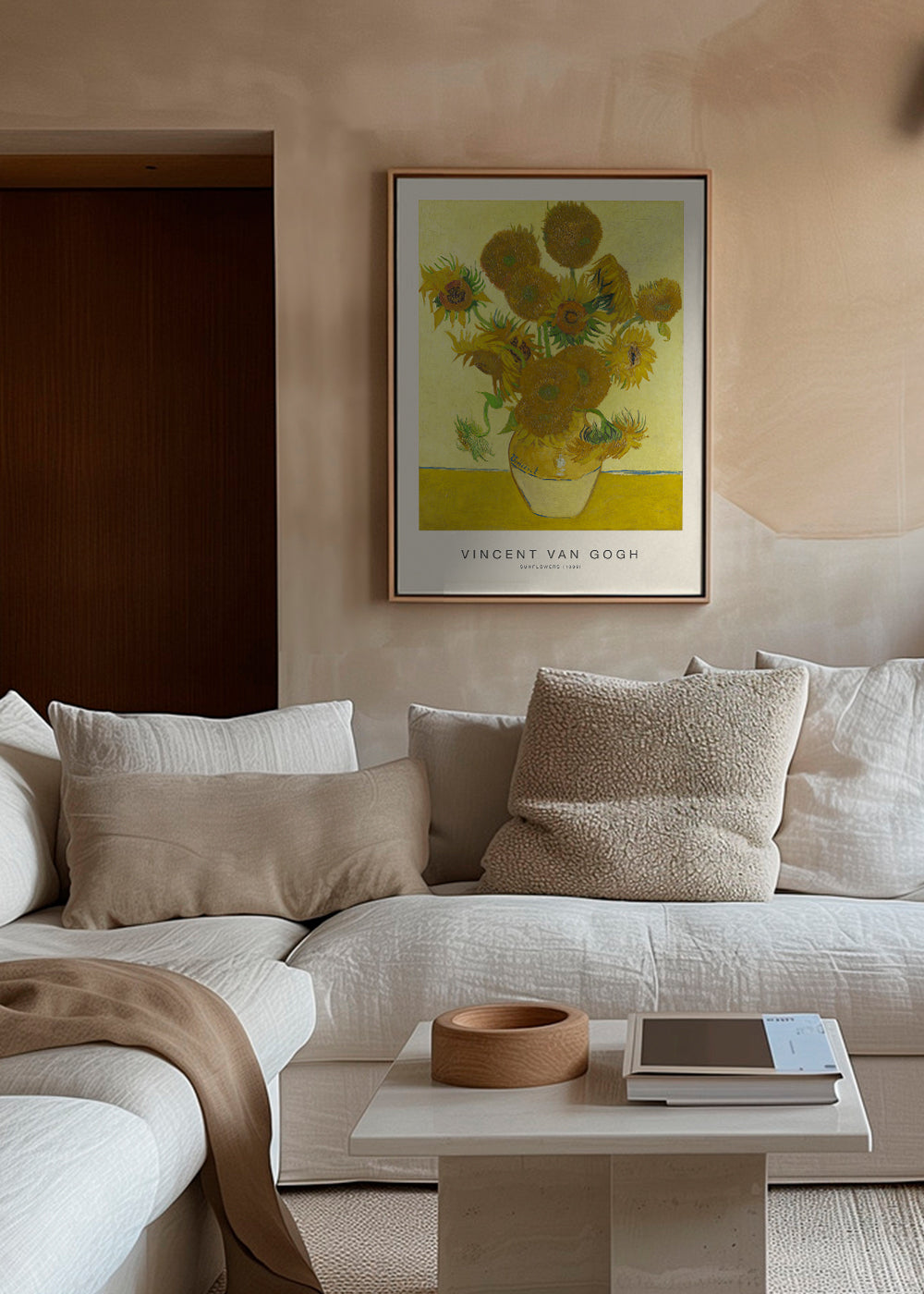 Botanisk poster Solrosor i vas
