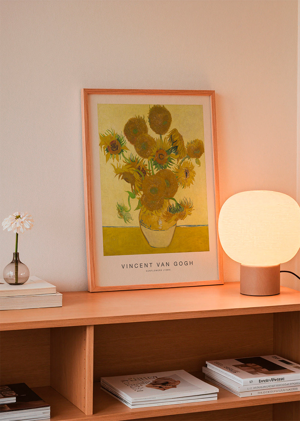Botanisk poster Solrosor i vas