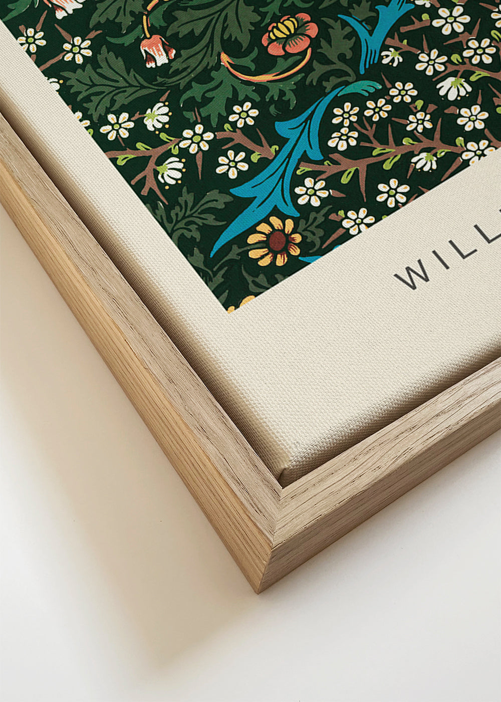 Botanisk tryck William Morris Blackthorn vertikal