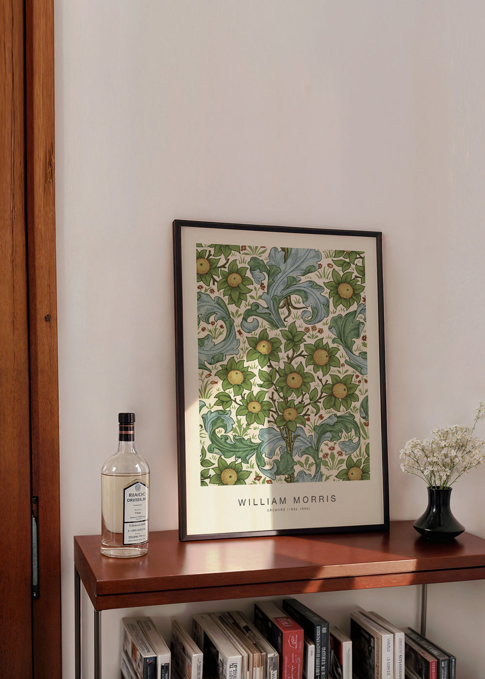 Botanisk poster William Morris blommönster