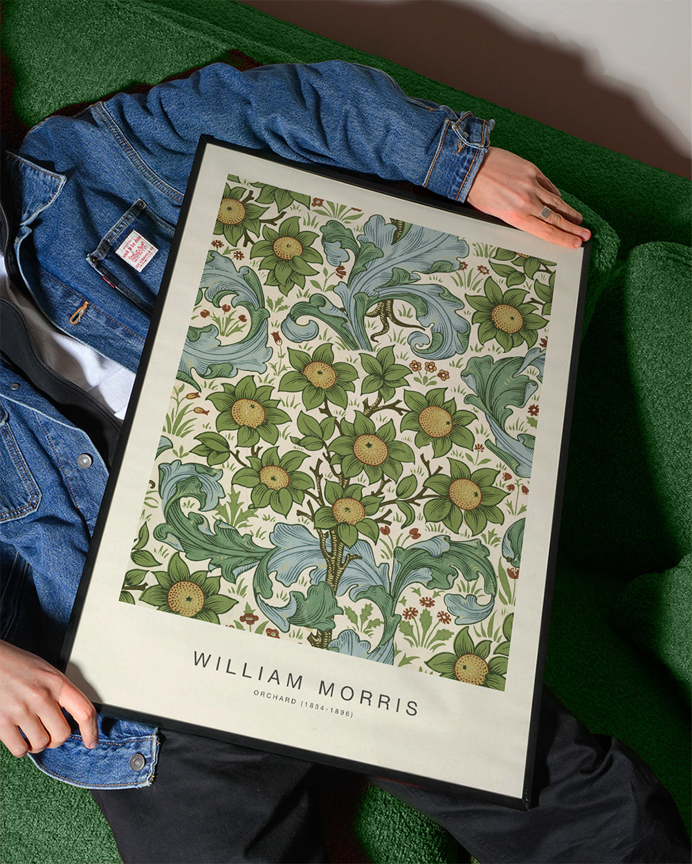 Botanisk poster William Morris blommönster