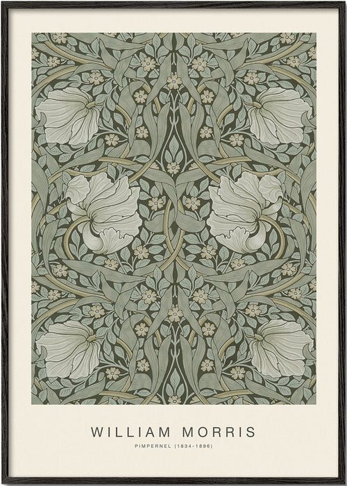 Botanisk poster Pimpernel William Morris