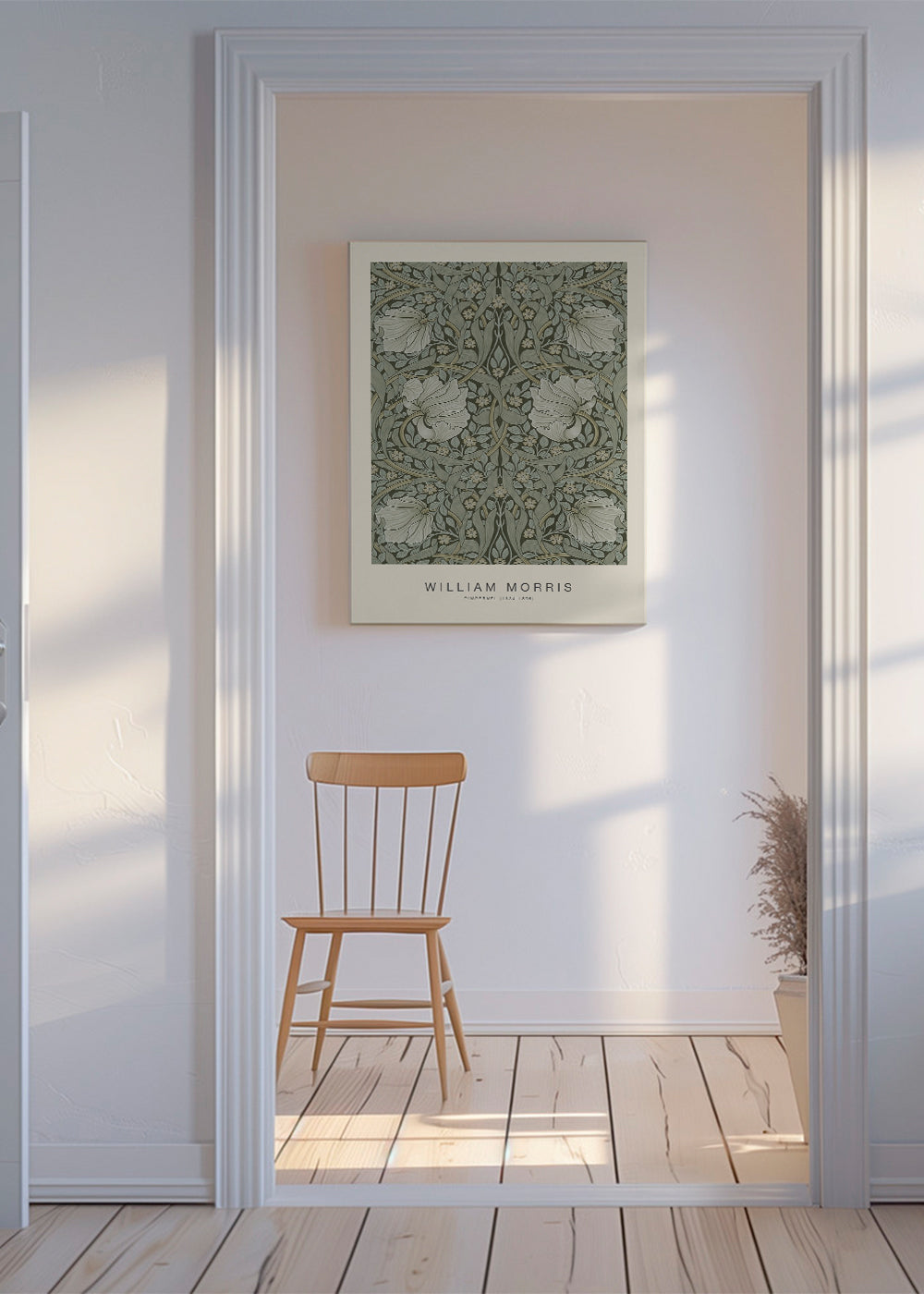 Botanisk poster Pimpernel William Morris