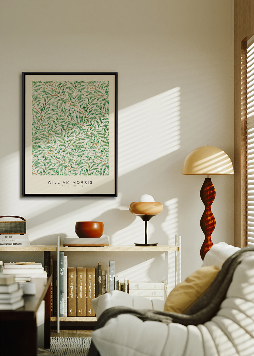 Botanisk poster Willow Bough bladverk