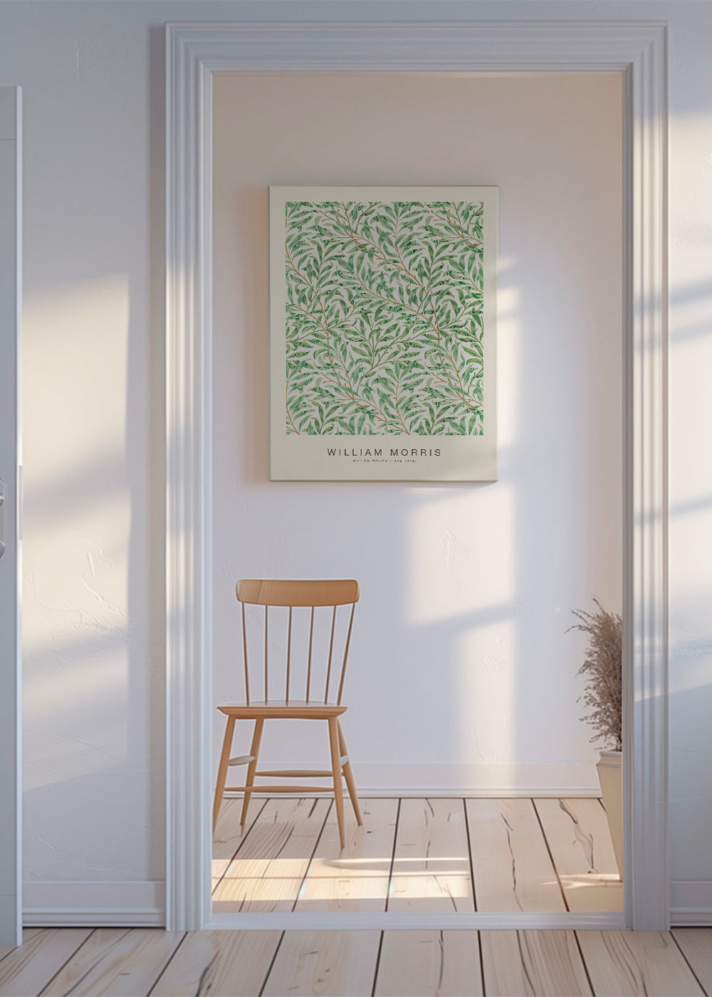 Botanisk poster Willow Bough bladverk