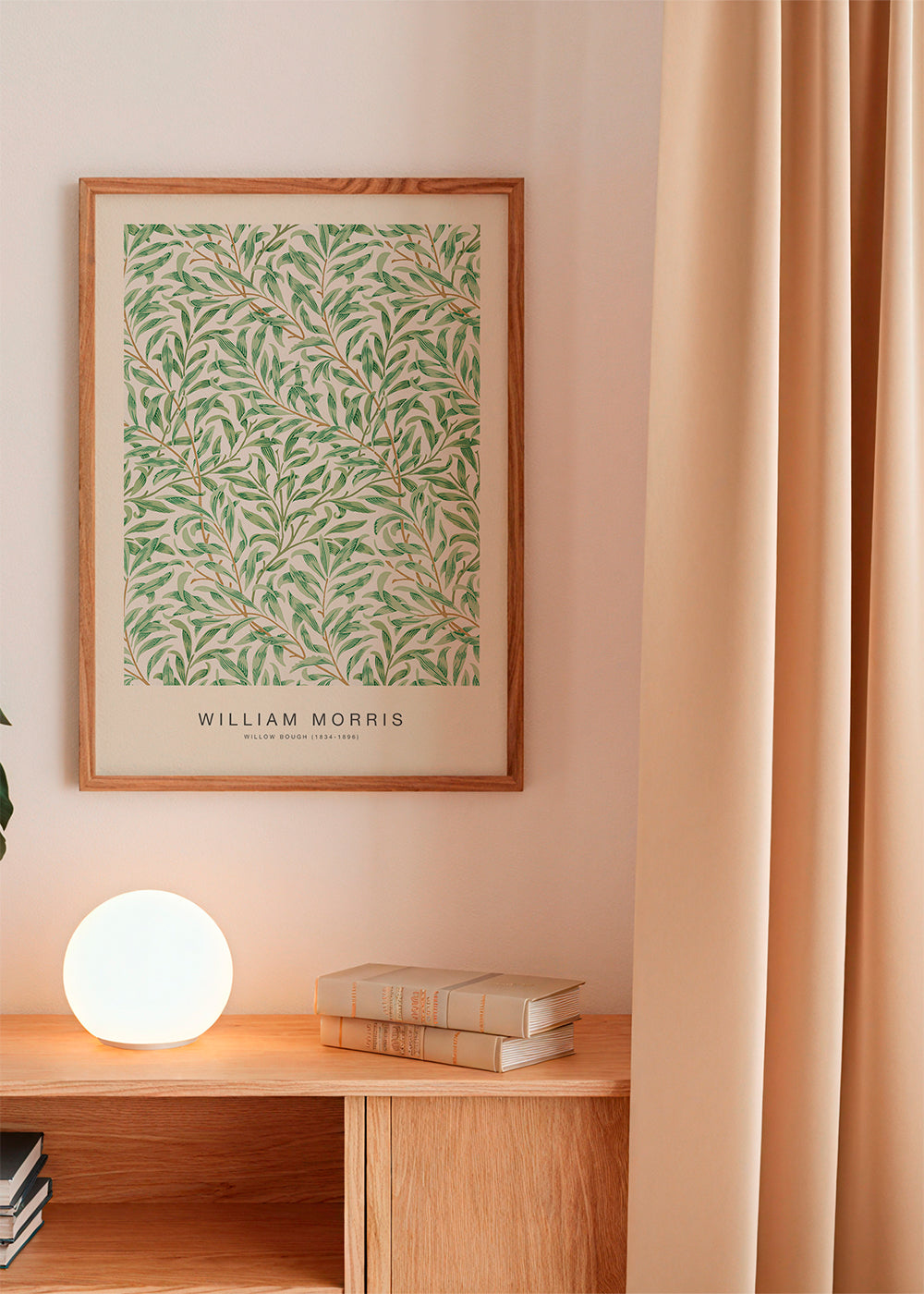 Botanisk poster Willow Bough bladverk