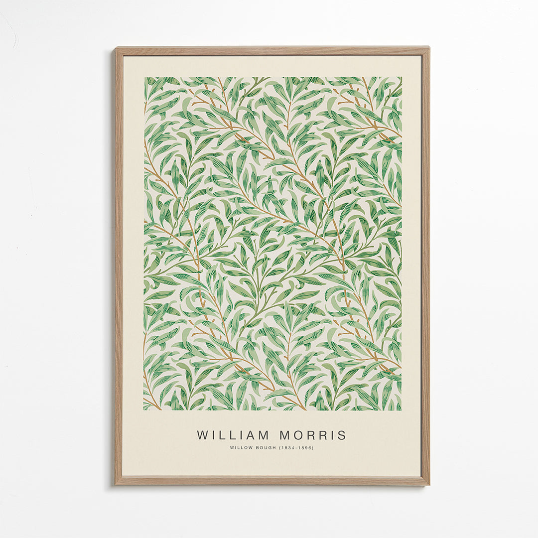 Botanisk poster Willow Bough bladverk