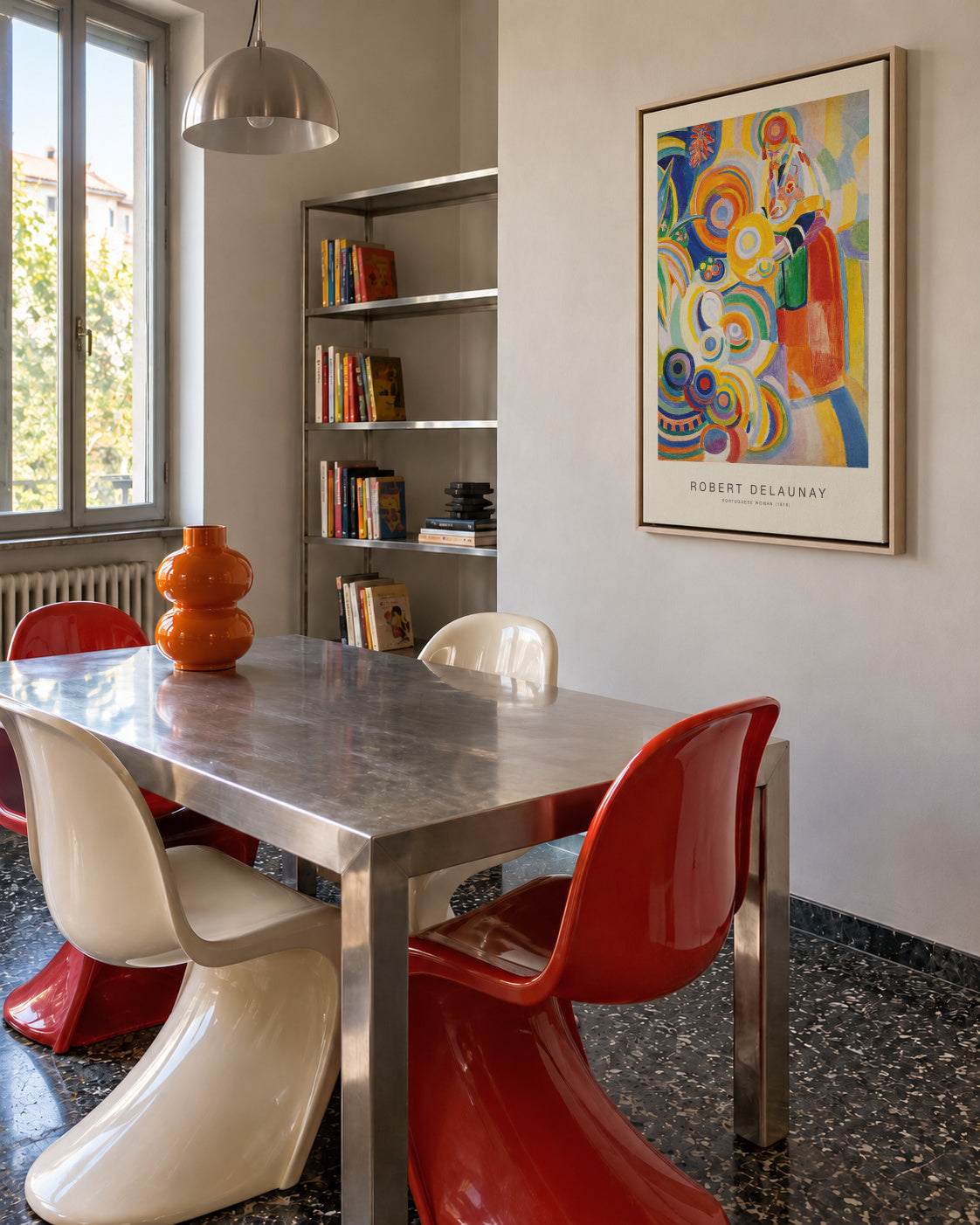 Portuguese Woman (Special Edition) - Robert Delaunay - Framed canvas in an interior