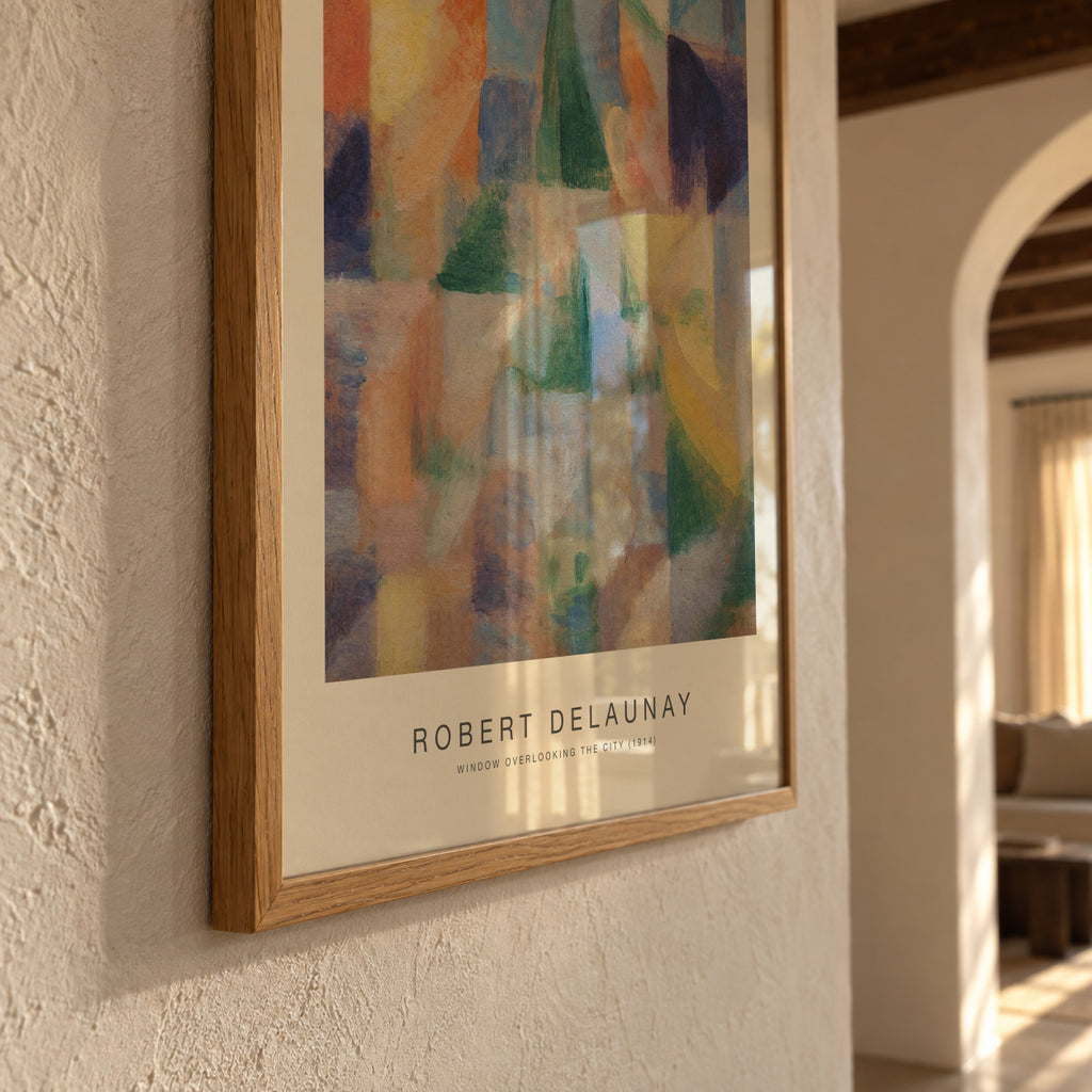 Window overlooking the City (Special Edition) - Robert Delaunay - Framed poster detail