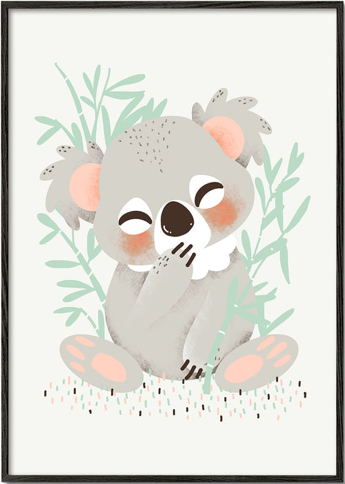 Barnposter koala leende