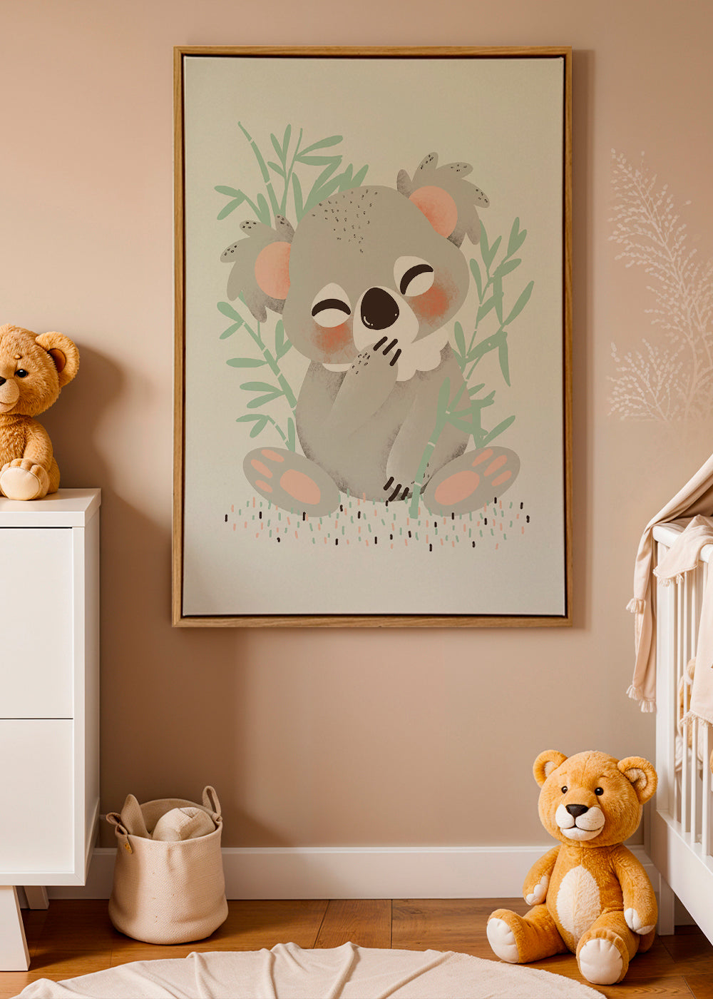 Barnposter koala leende
