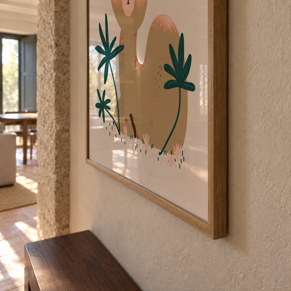 Animignons - the Camel - Framed poster detail
