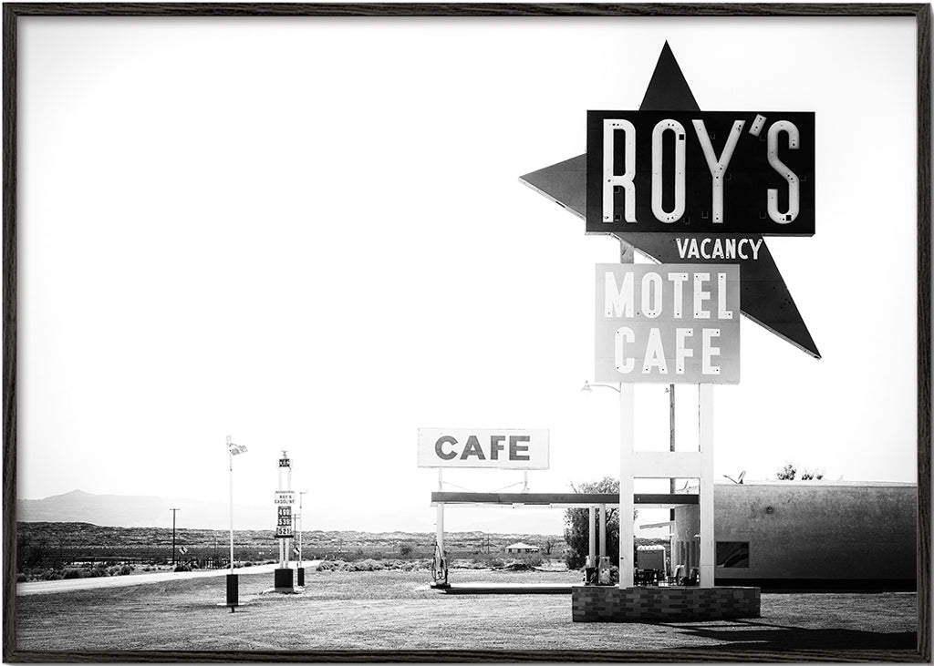 Vintage affisch Roy's Motel Café Route 66