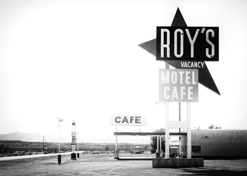 Vintage affisch Roy's Motel Café Route 66