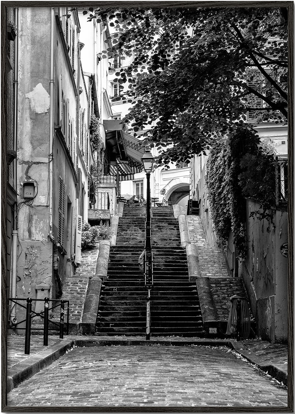 Kökskonst: Montmartre-trappan i svartvitt