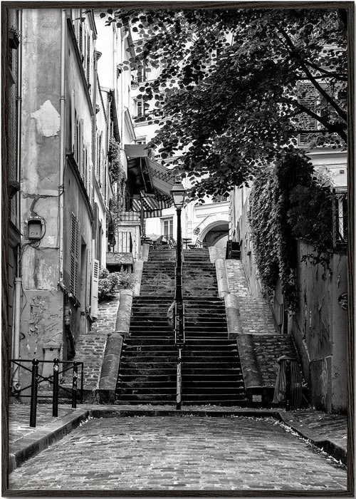 Kökskonst: Montmartre-trappan i svartvitt