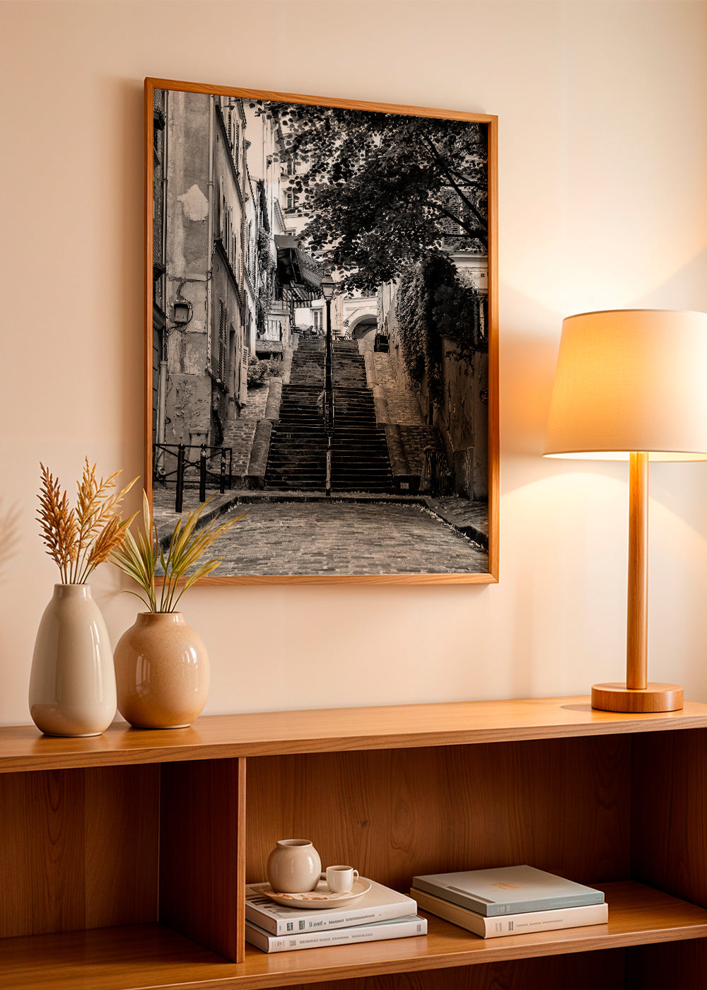Kökskonst: Montmartre-trappan i svartvitt