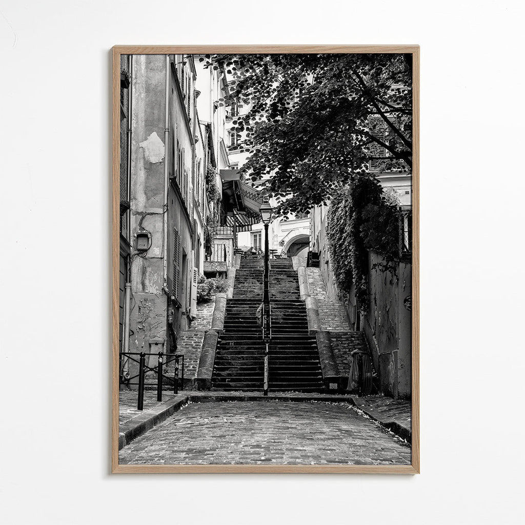 Kökskonst: Montmartre-trappan i svartvitt
