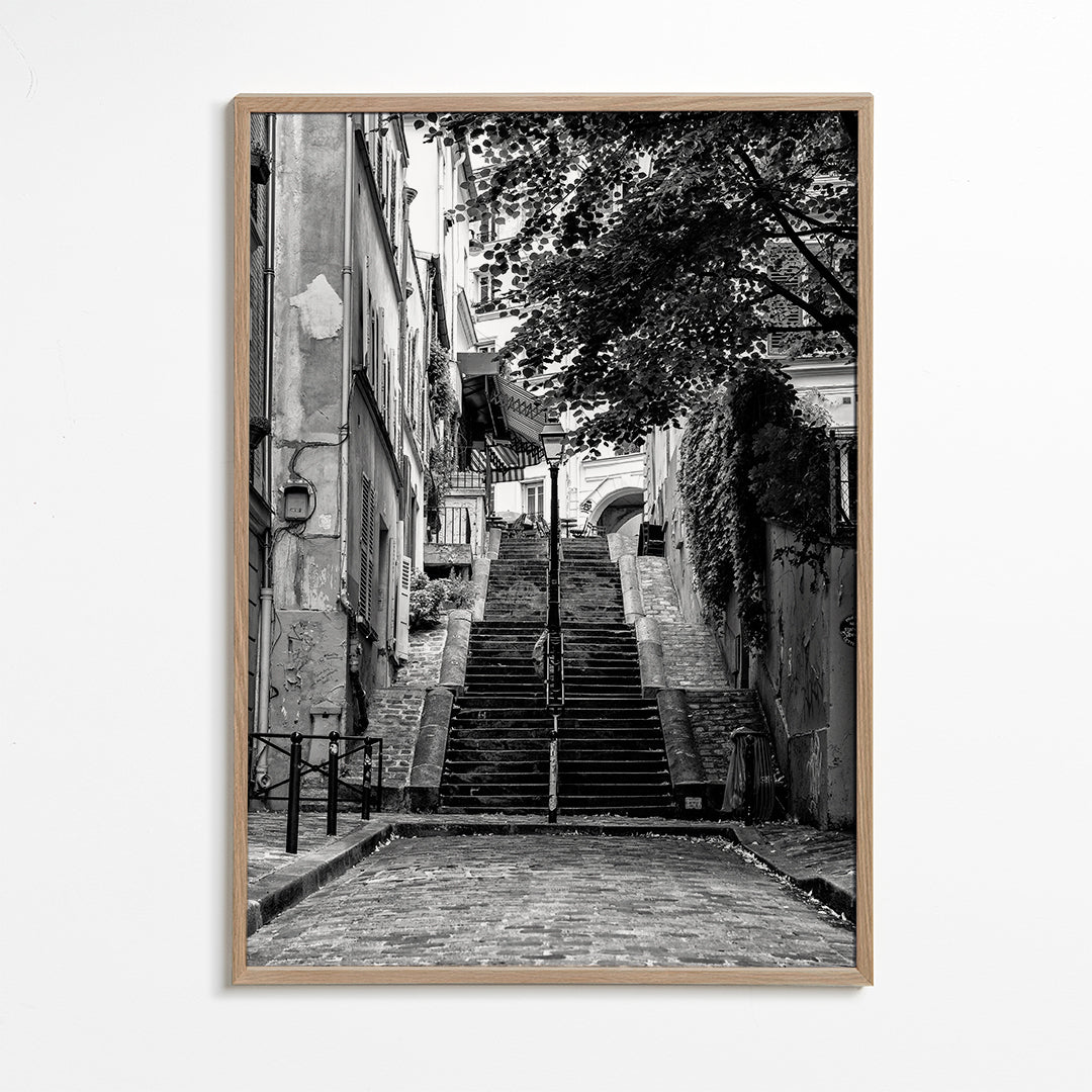 Kökskonst: Montmartre-trappan i svartvitt