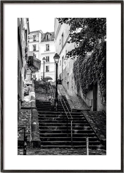 Kökskonst: Montmartre-trappan i svartvitt