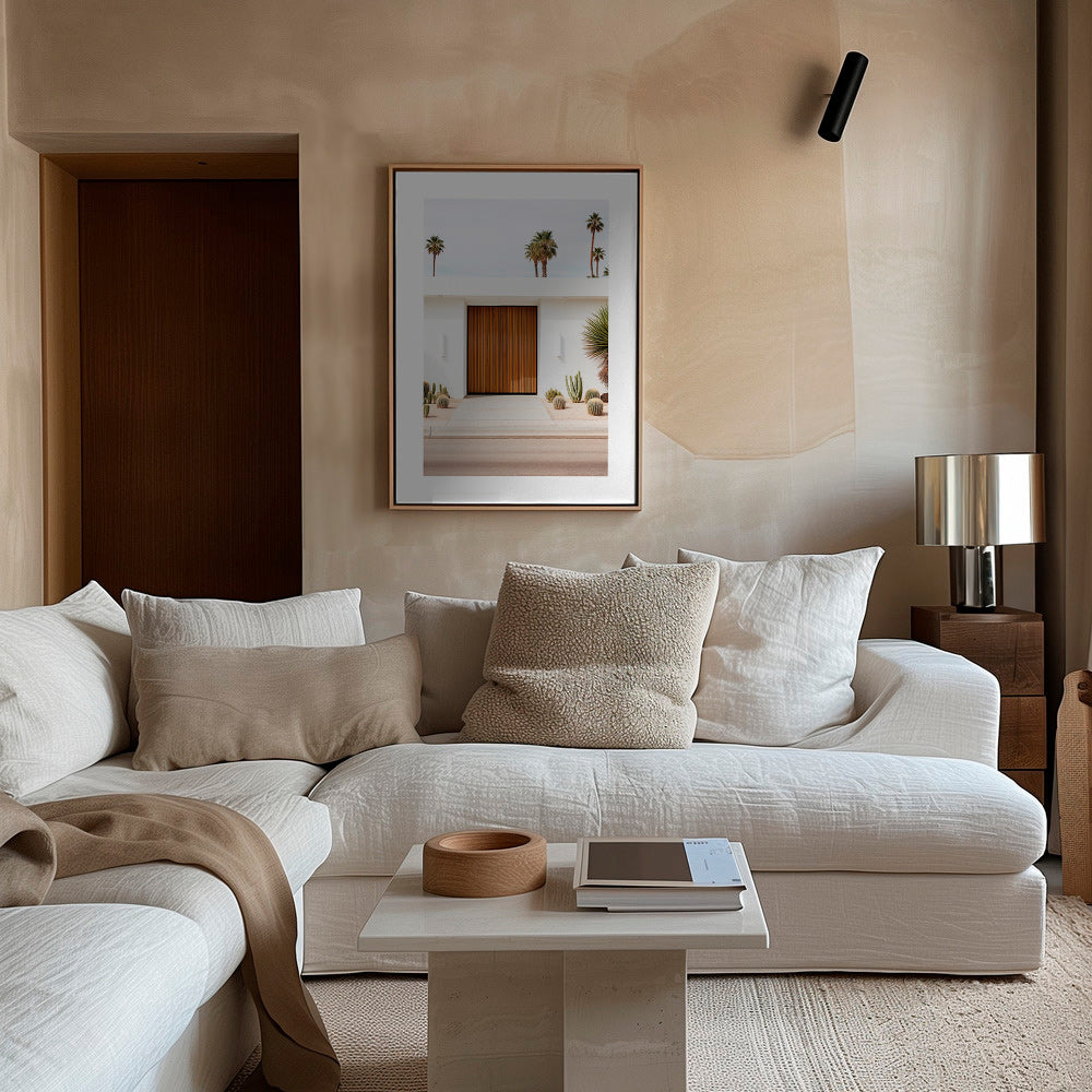 Arkitekturfotografi med lamelldörr – Canvas1