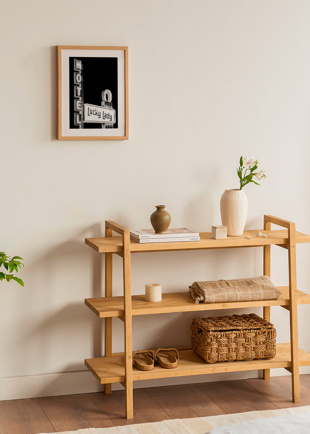 Fotografi Lucky Lady motell neonskylt – Product1
