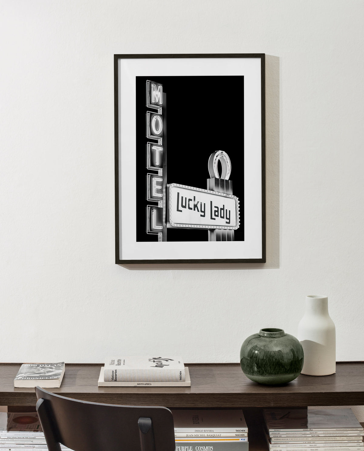 Fotografi Lucky Lady motell neonskylt – Product2