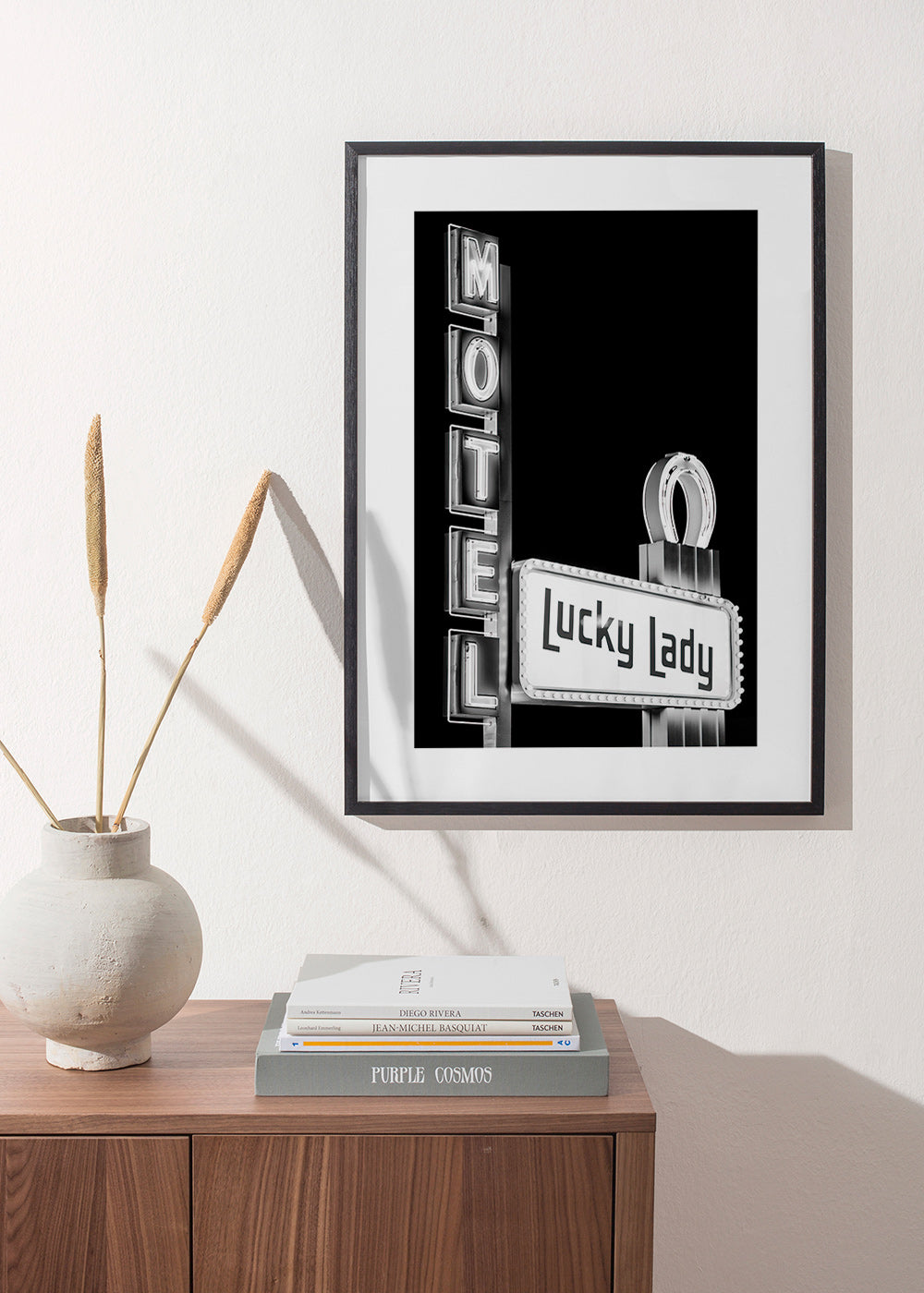Fotografi Lucky Lady motell neonskylt – Product3