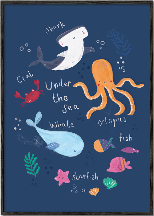 Barnposter: bläckfisk under havet