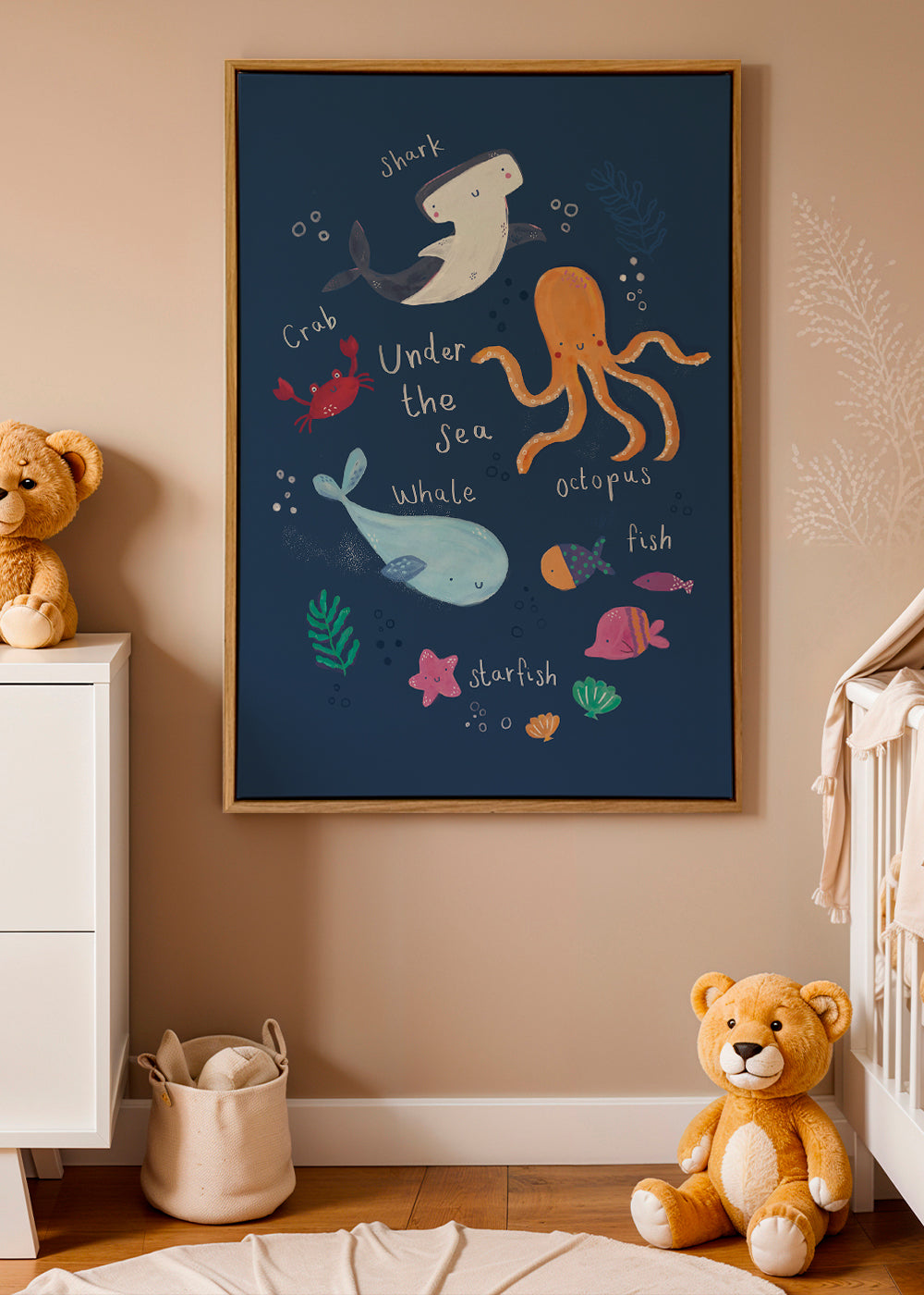 Barnposter: bläckfisk under havet