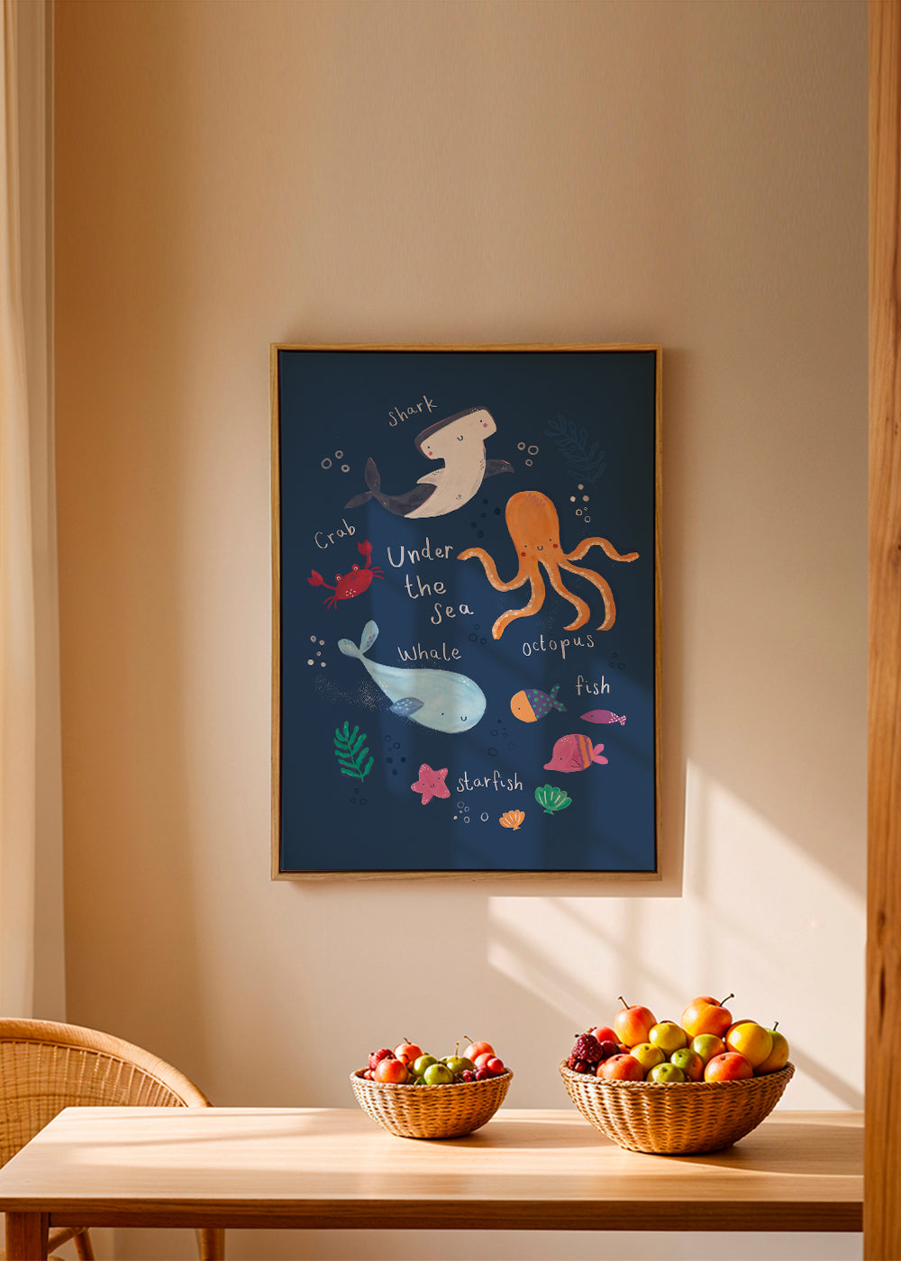 Barnposter: bläckfisk under havet