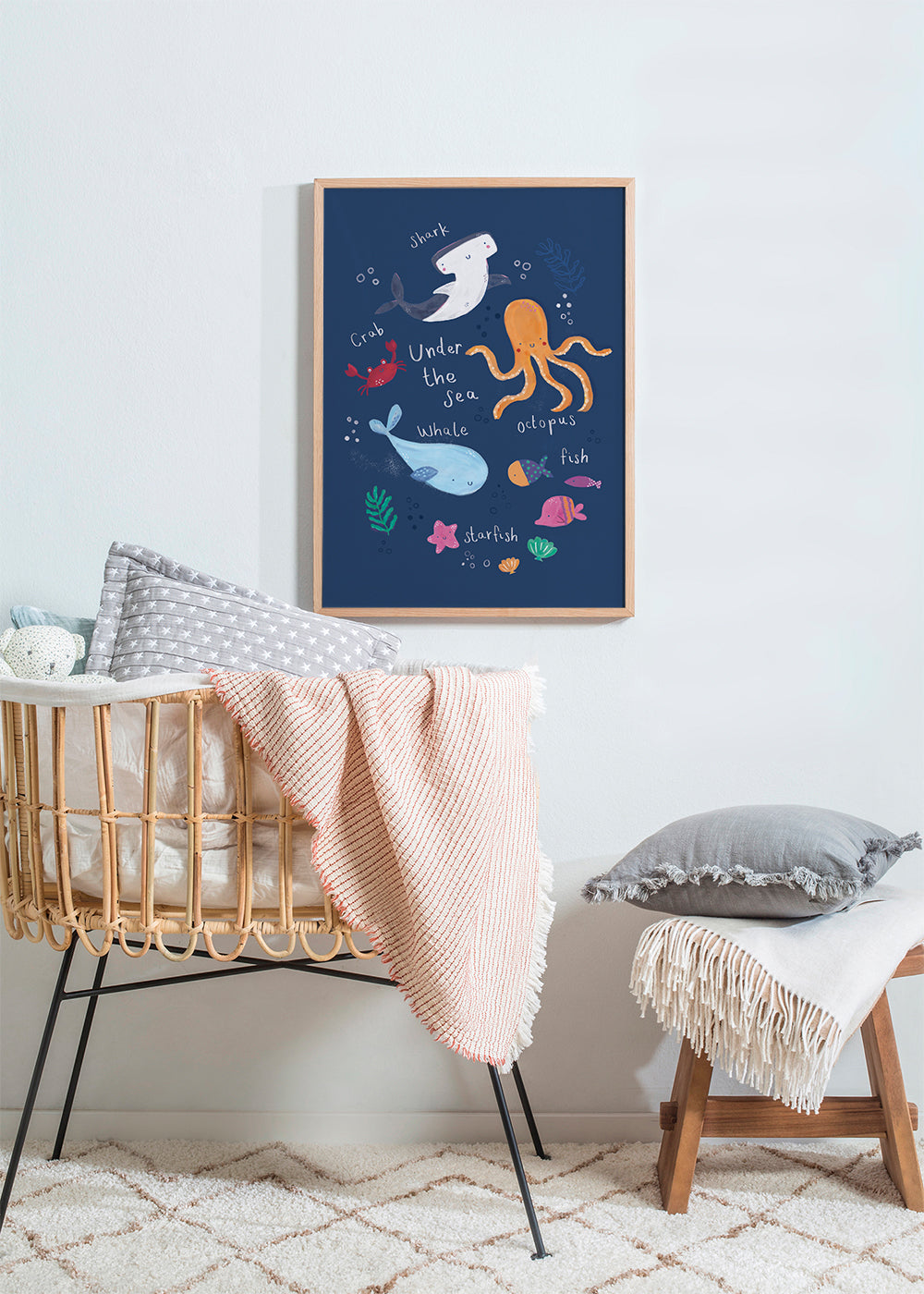 Barnposter: bläckfisk under havet