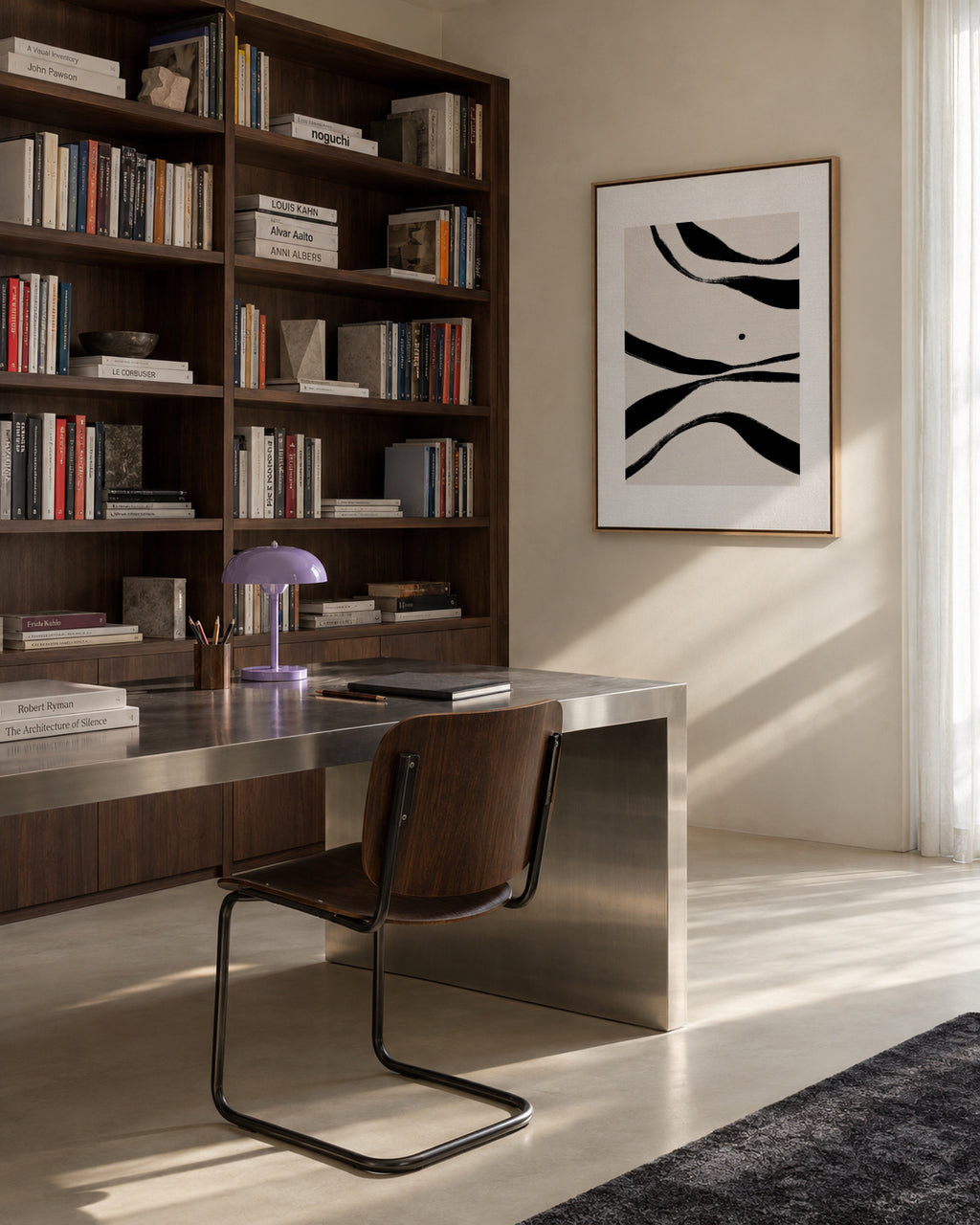 Wide and wild - Framed canvas in an interior