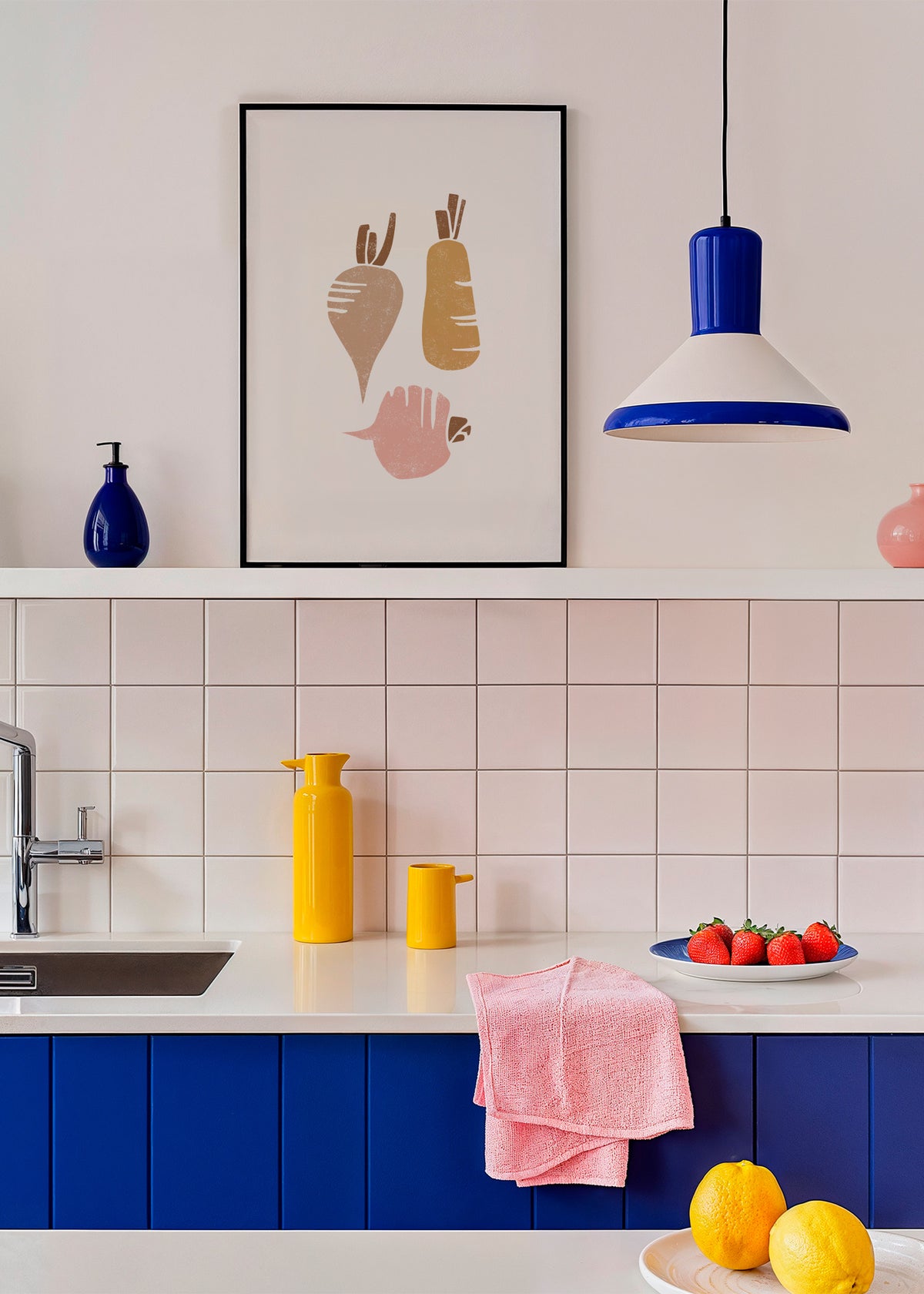 Rutabaga vegetable - Framed poster in an interior
