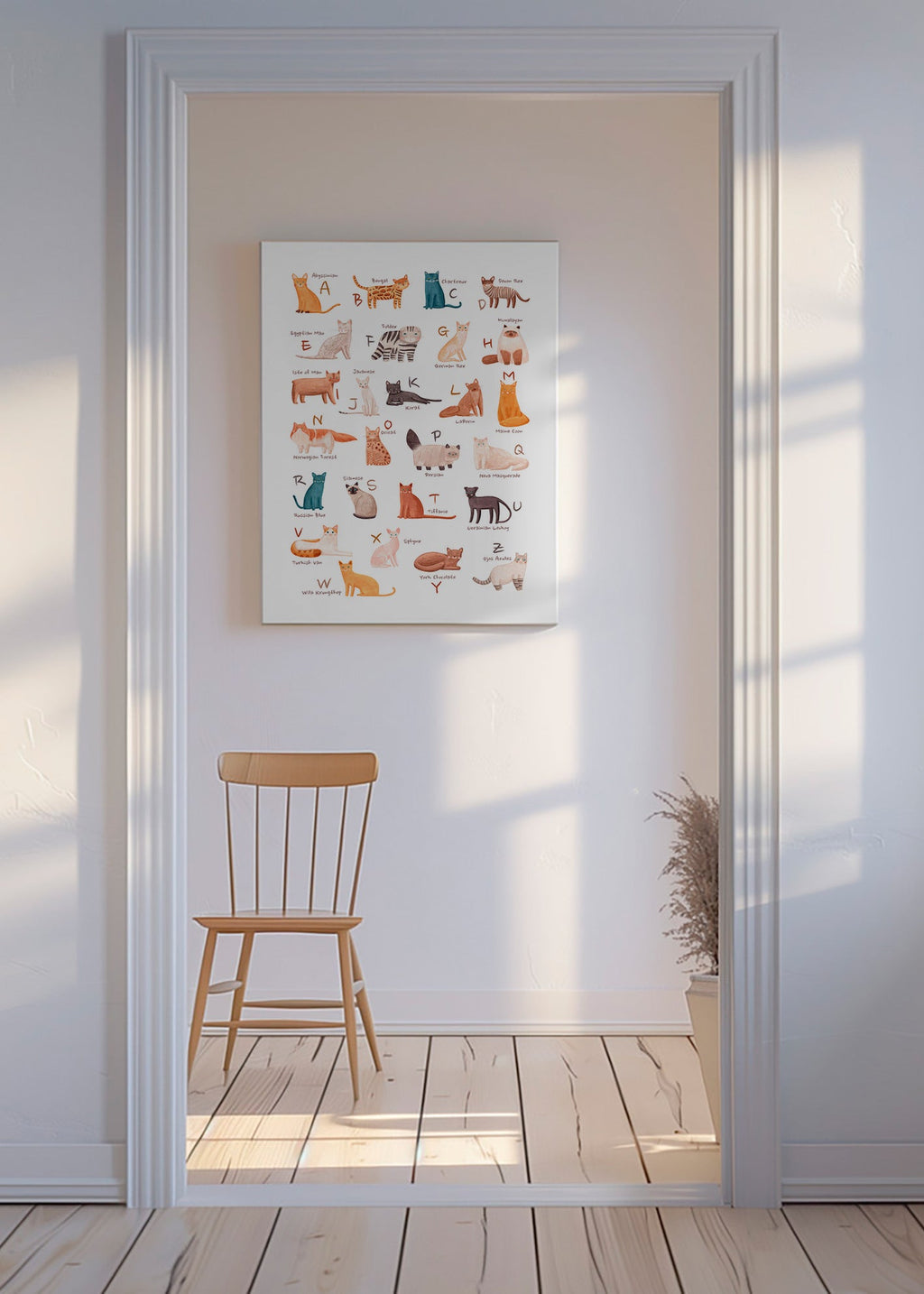 Barnposter: illustrerat kattalfabet