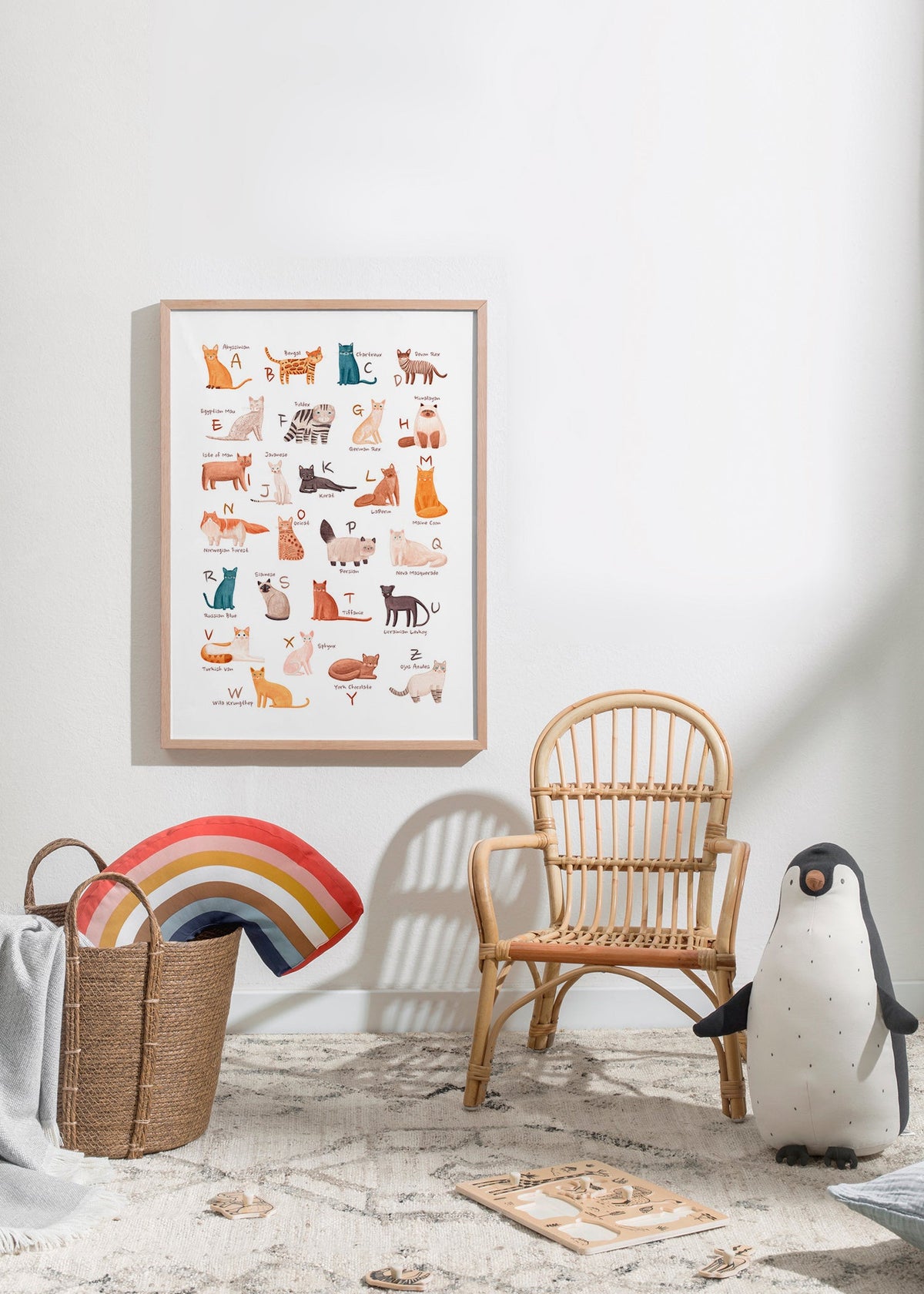 Barnposter: illustrerat kattalfabet