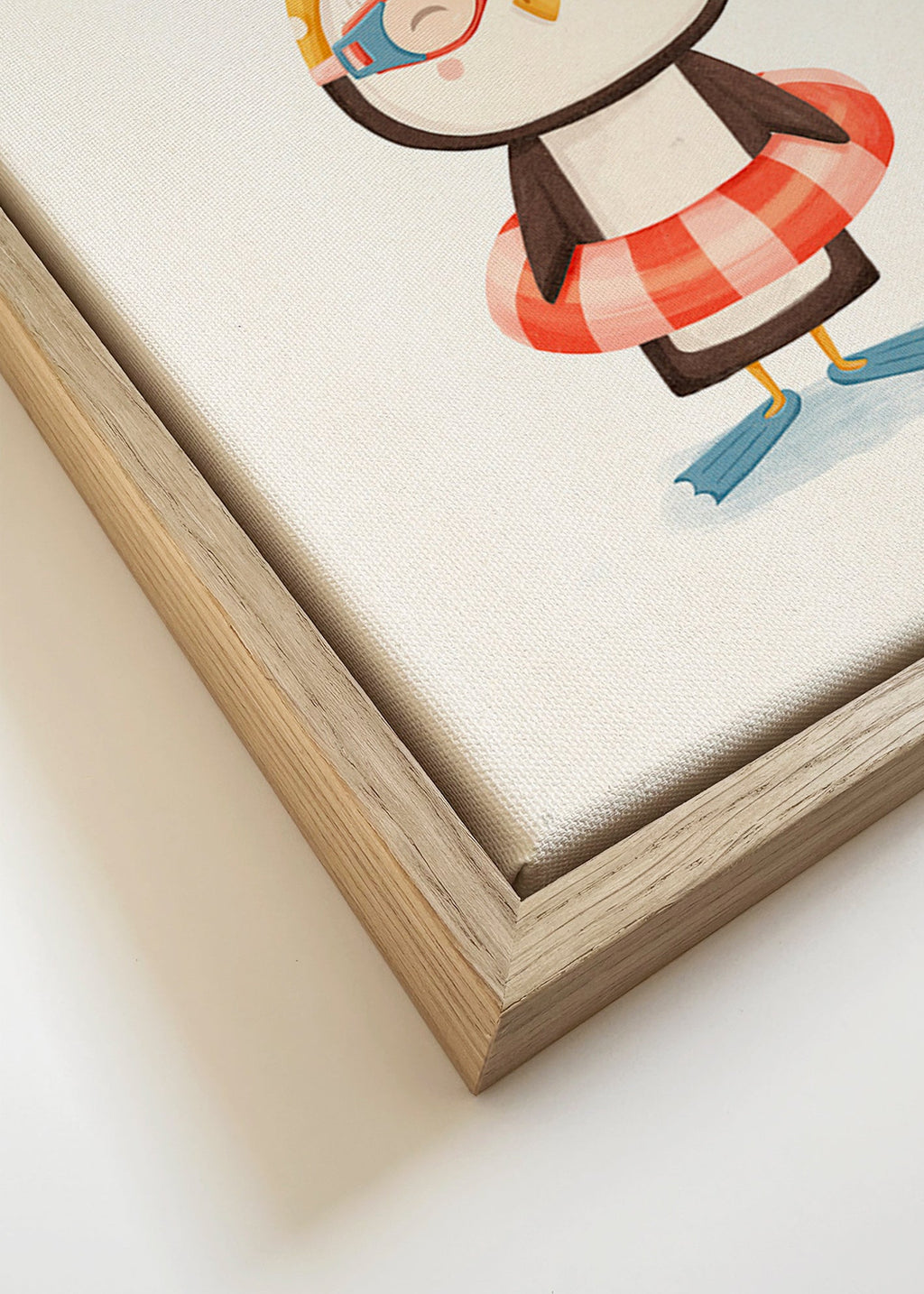 Barnposter: glad pingvin